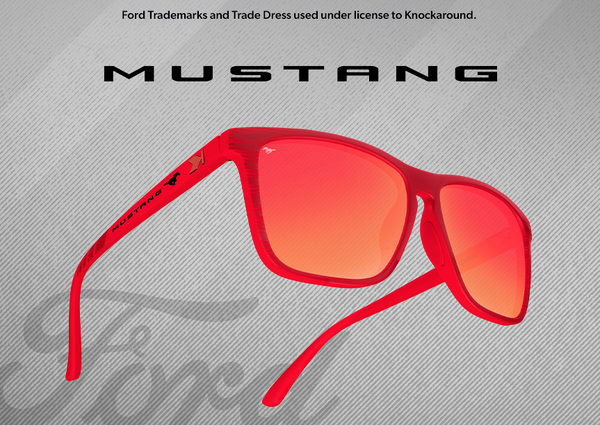 Knockaround x Ford. Mustang. Ford Trademarks and Trade Dress used under license to Knockaround.