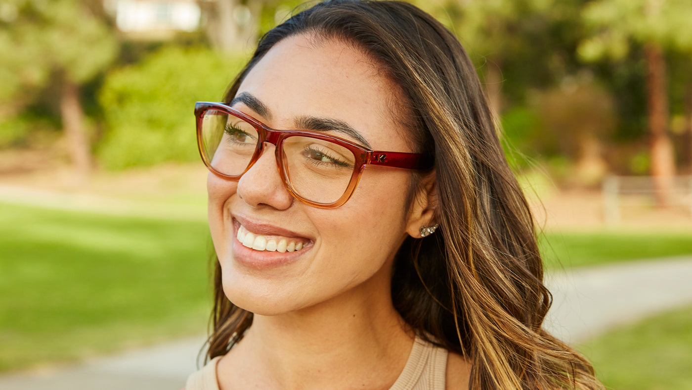 Woman wearing My Oh My Premiums Readers