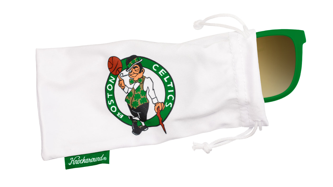 Knockaround and Boston Celtics Sunglasses, Pouch