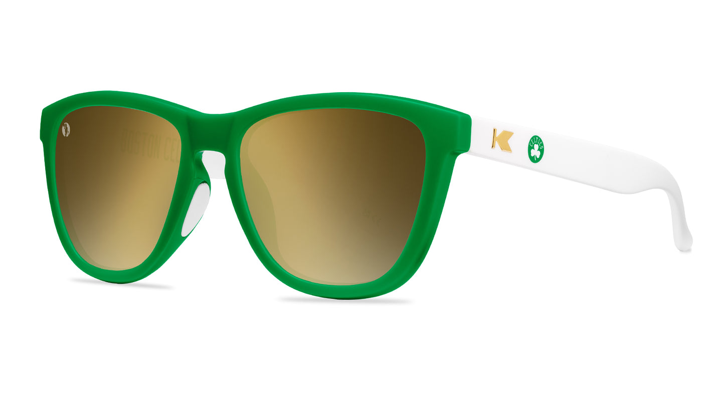 Knockaround and Boston Celtics Sunglasses, Threequarter