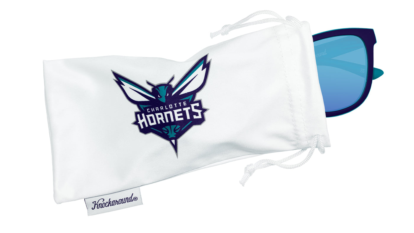 Knockaround and Charlotte Hornets Sunglasses, Pouch