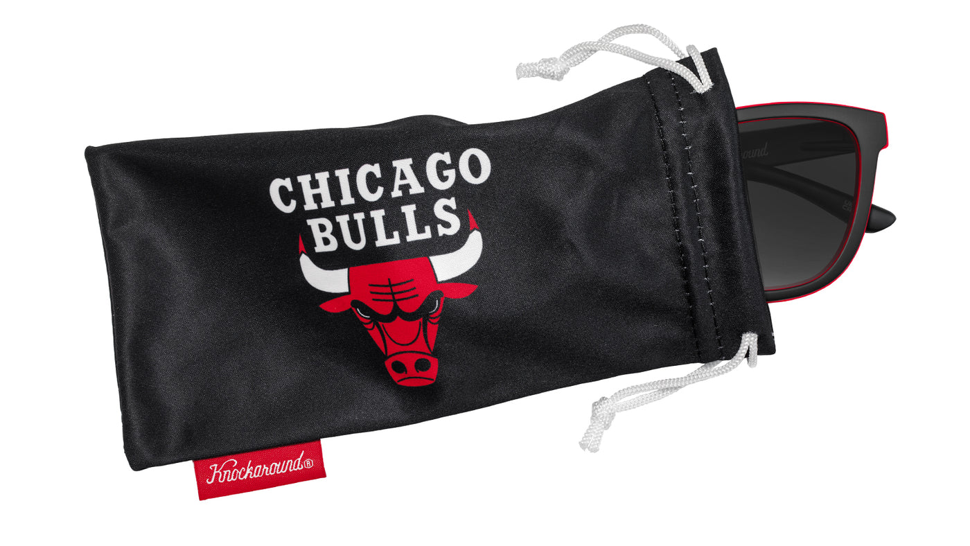 Knockaround and Chicago Bulls Sunglasses, Pouch