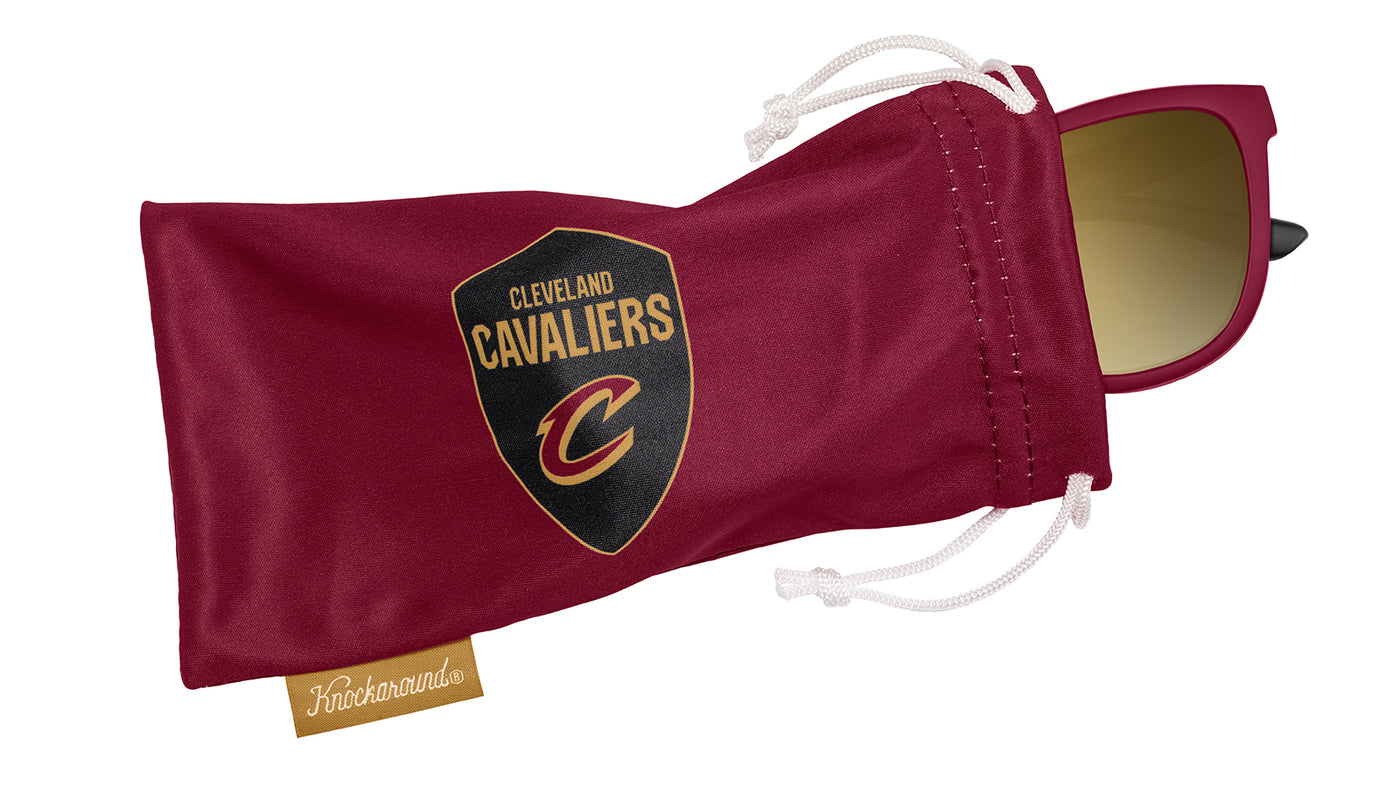 Knockaround and Cleveland Cavaliers Sunglasses, Pouch