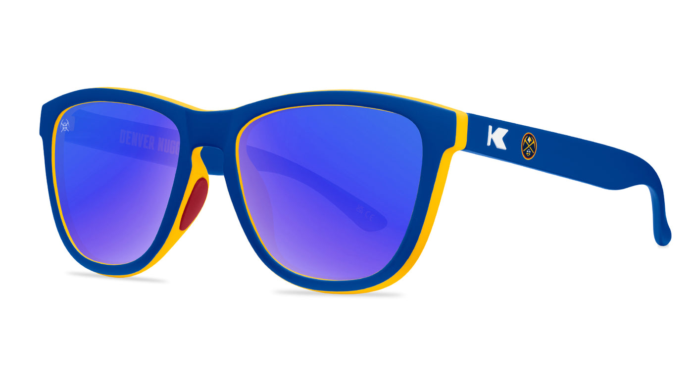 Knockaround and Denver Nuggets Sunglasses, Threequarter