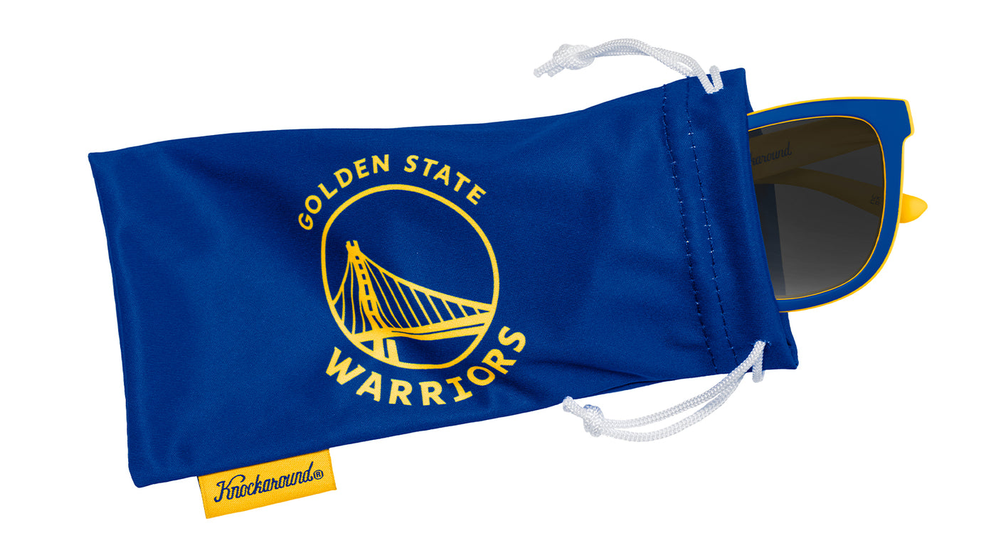 Knockaround and Golden State Warriors Sunglasses, Pouch