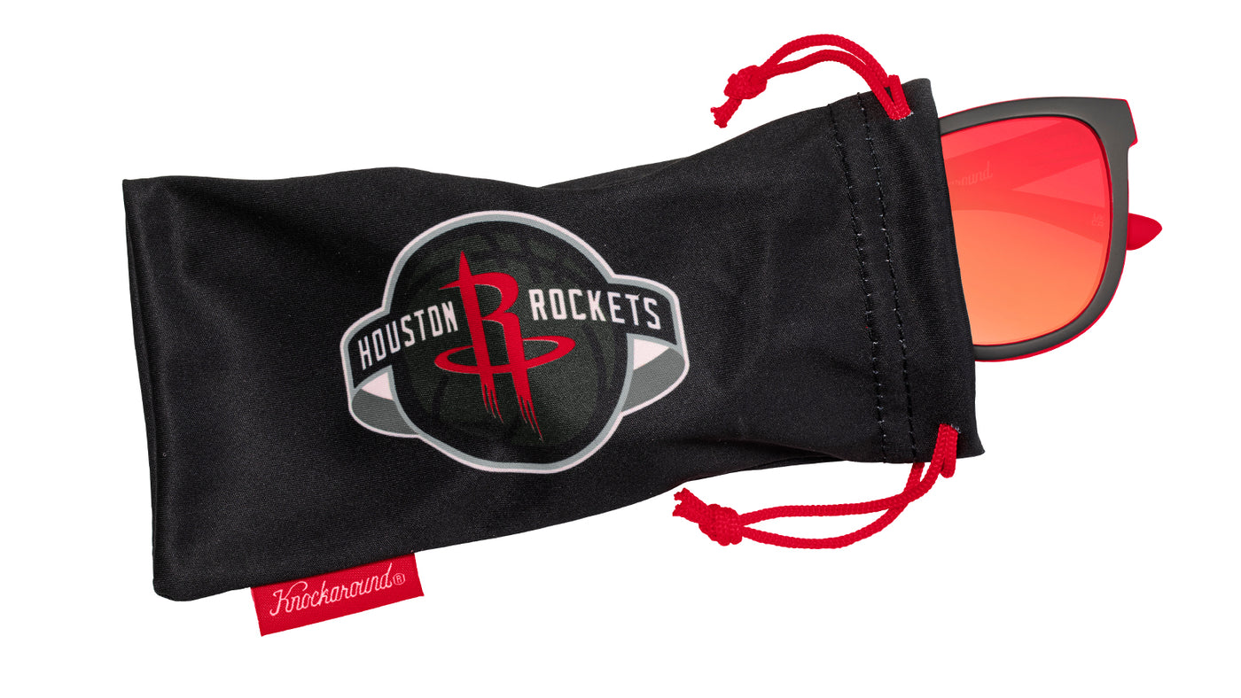 Knockaround and Houston Rockets Sunglasses, Pouch