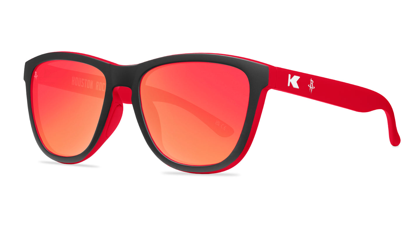 Knockaround and Houston Rockets Sunglasses, Threequarter