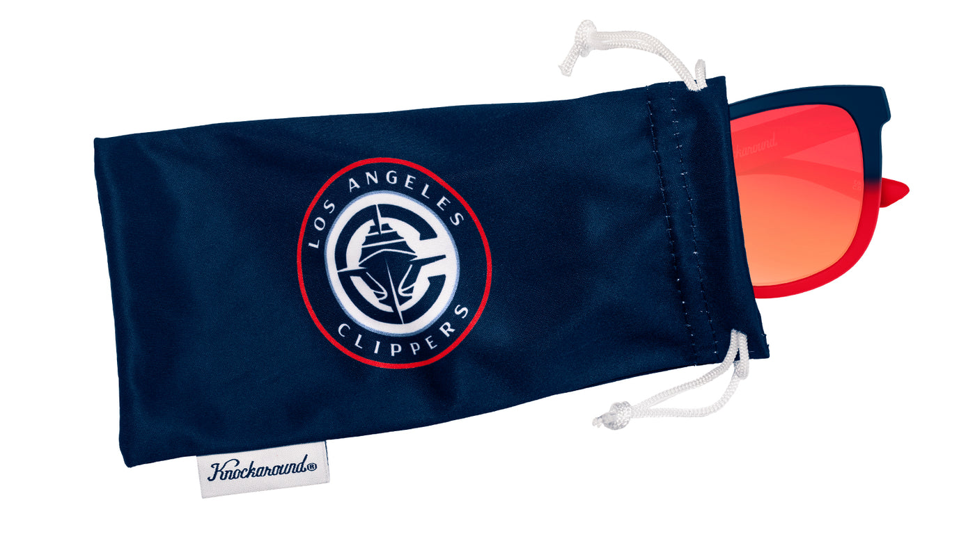 Knockaround and Los Angeles Clippers Sunglasses, Pouch