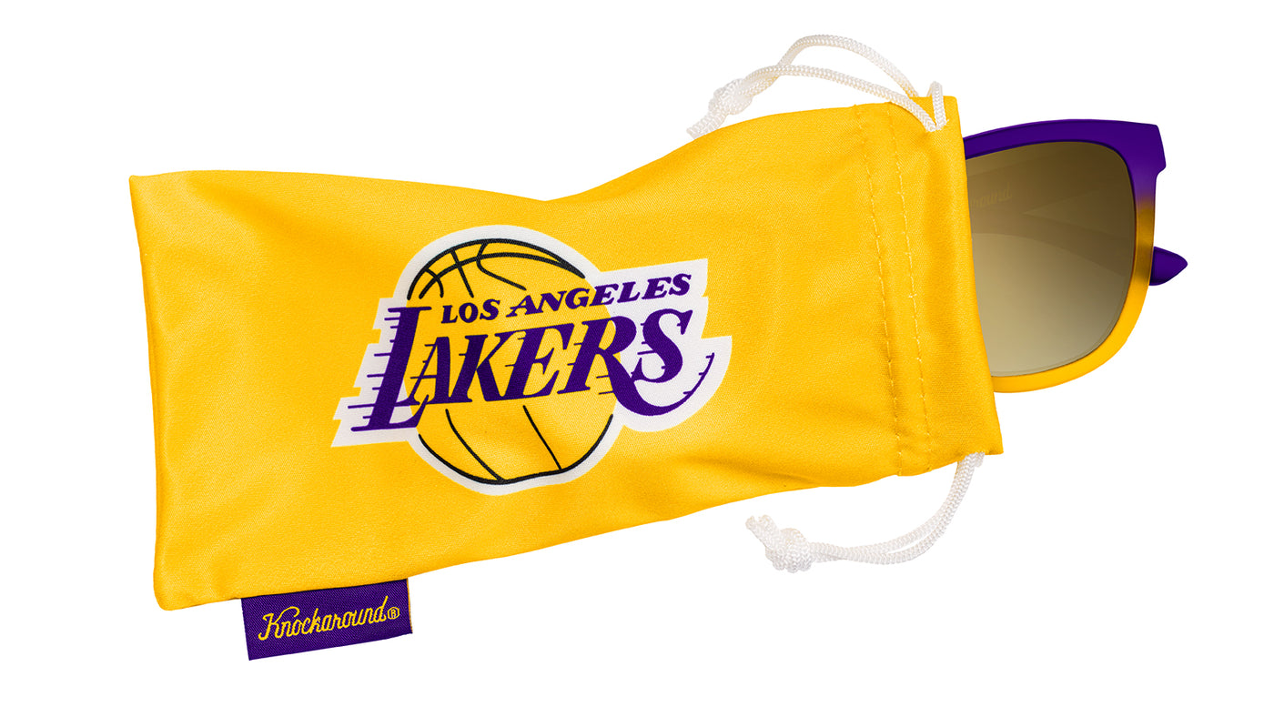 Knockaround and Los Angeles Lakers Sunglasses, Pouch