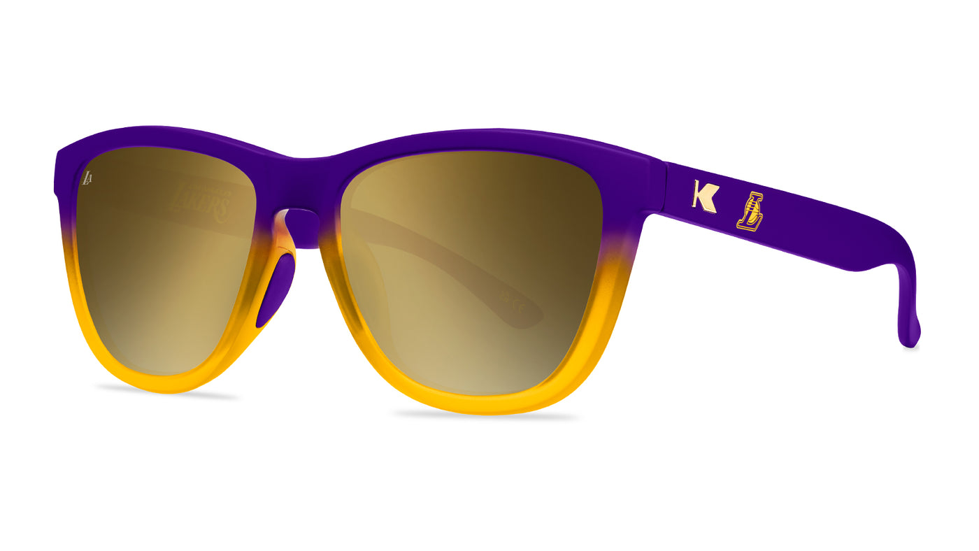 Knockaround and Los Angeles Lakers Sunglasses, Threequarter