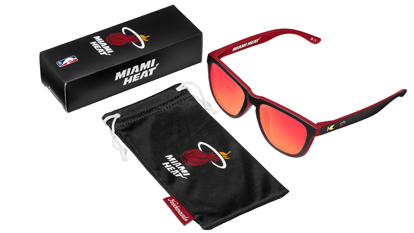 Knockaround and Miami Heat Sunglasses, Set