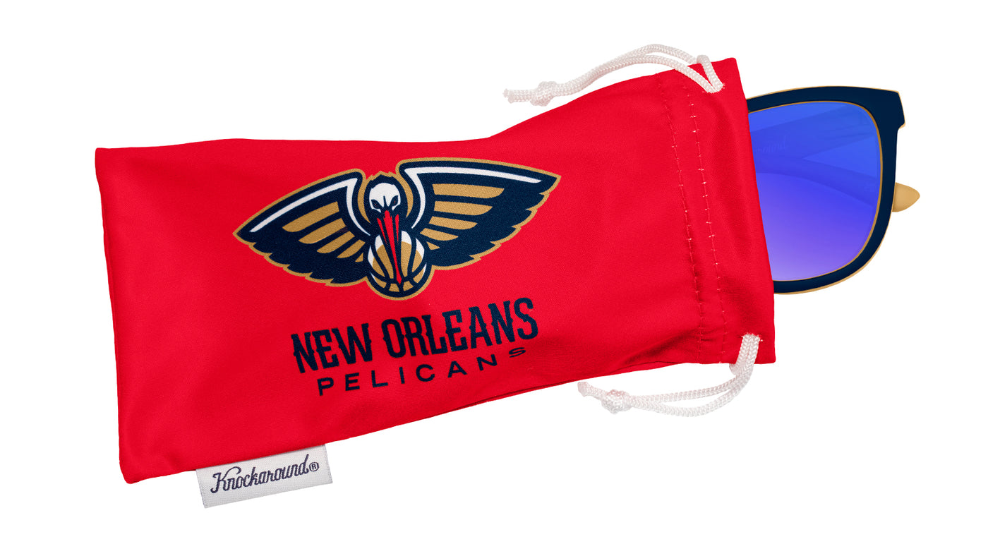 Knockaround and New Orleans Pelicans Sunglasses, Pouch