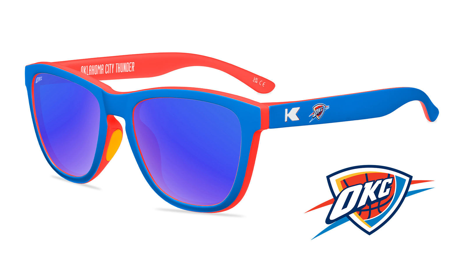 Knockaround Adult Oklahoma City Thunder Premium Sunglasses Men s