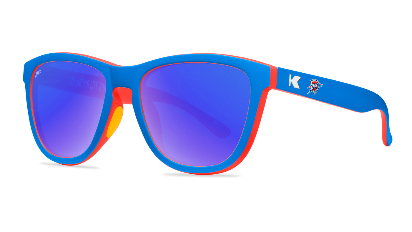 Knockaround and Oklahoma City Thunder Sunglasses, Threequarter