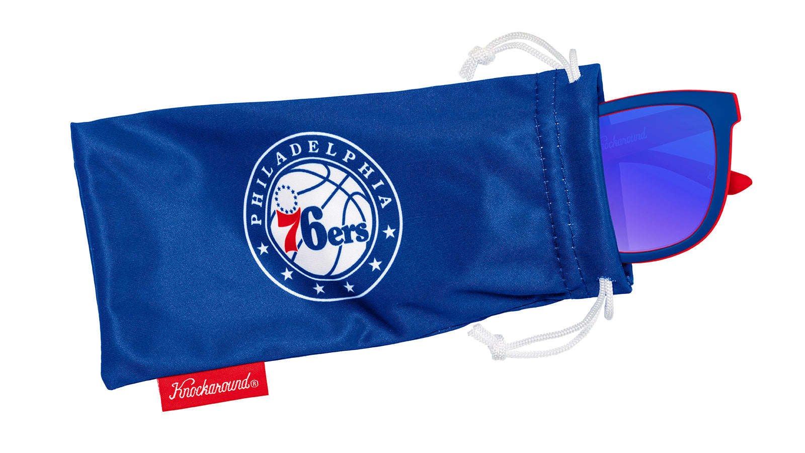Knockaround and Philadelphia 76ers Sunglasses, Pouch