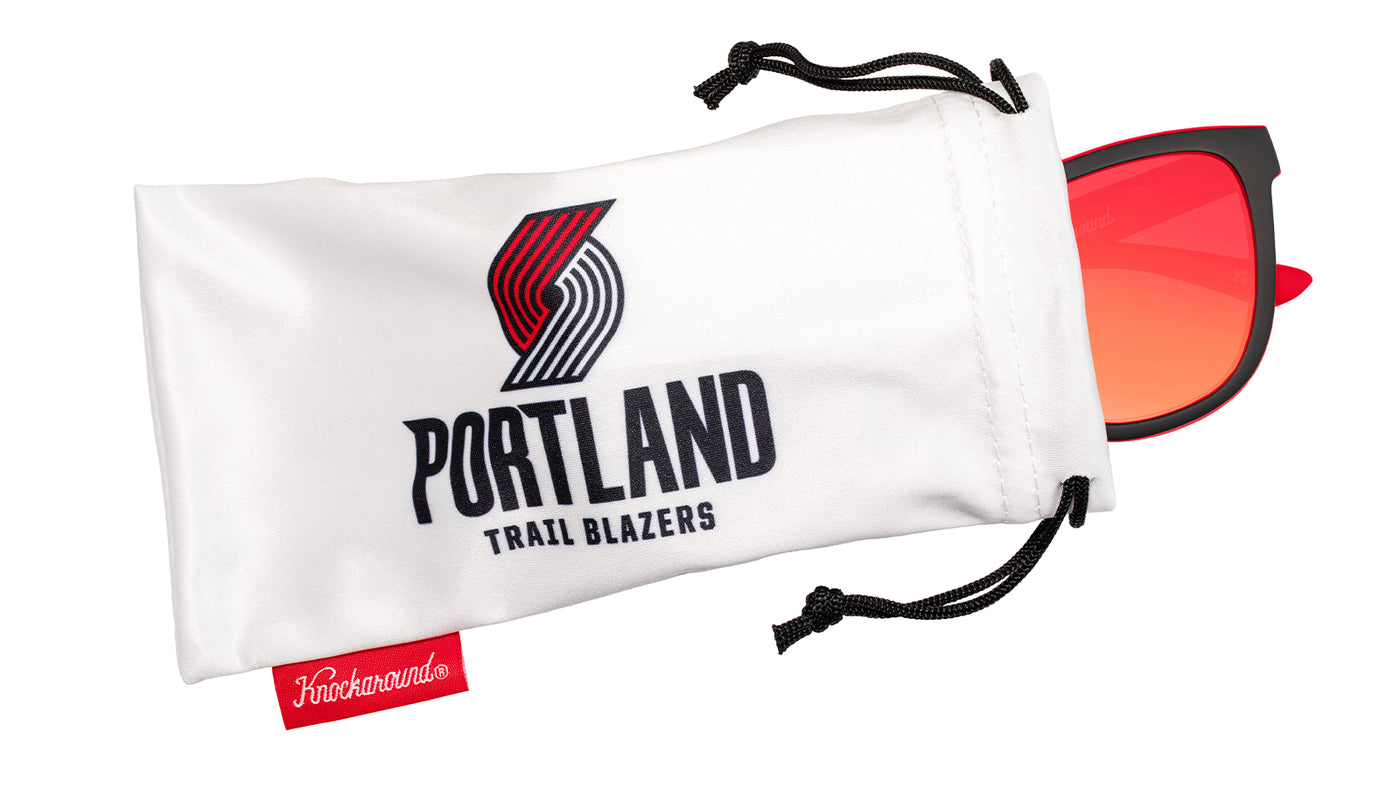 Knockaround and Portland Trail Blazers Sunglasses, Pouch