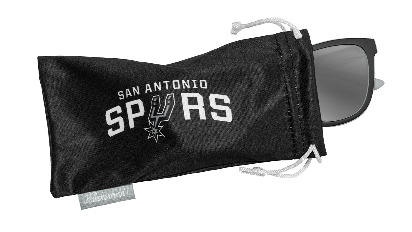 Knockaround and San Antonio Spurs Sunglasses, Pouch