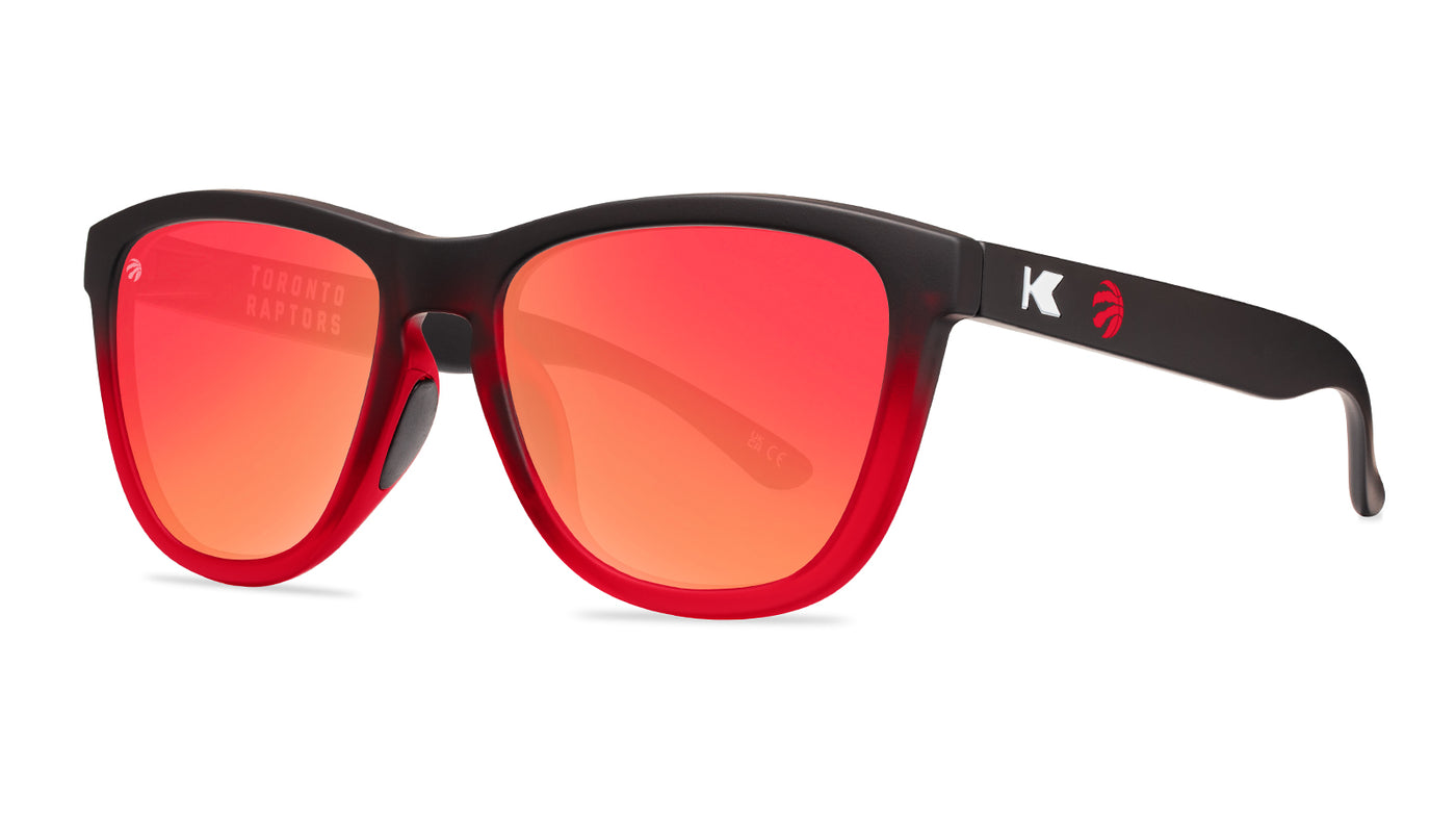 Knockaround and Toronto Raptors Sunglasses, Threequarter