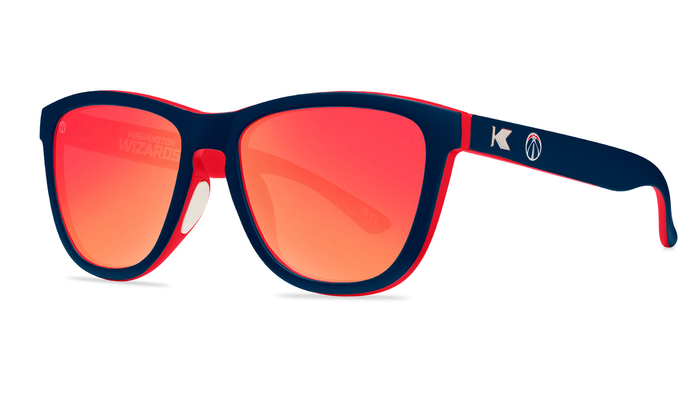 Knockaround and Washington Wizards Sunglasses, Threequarter