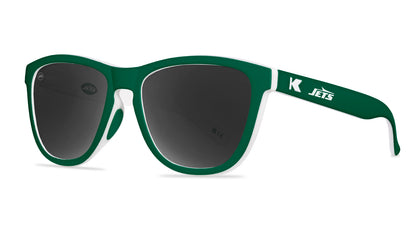 Knockaround and New York Jets Premiums  Sport Sunglasses, Threequarter