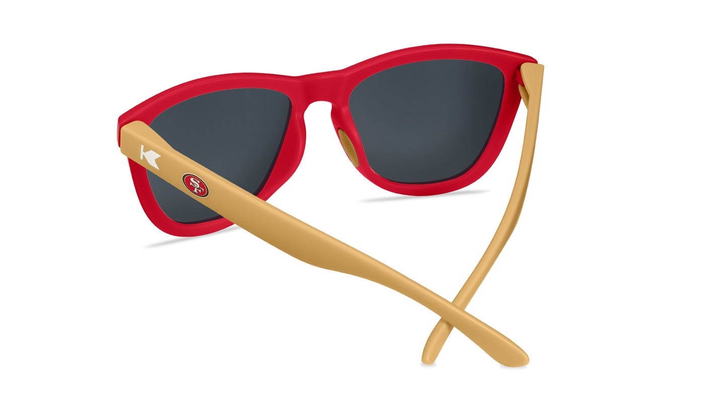 Knockaround and San Francisco 49ers Premiums Sport Sunglasses, Back