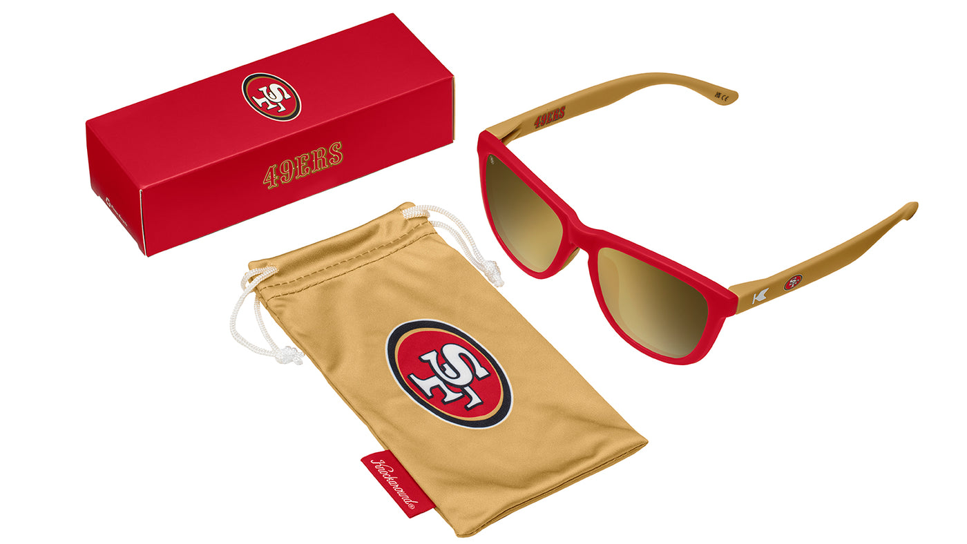 Knockaround and San Francisco 49ers Premiums Sport Sunglasses, Set
