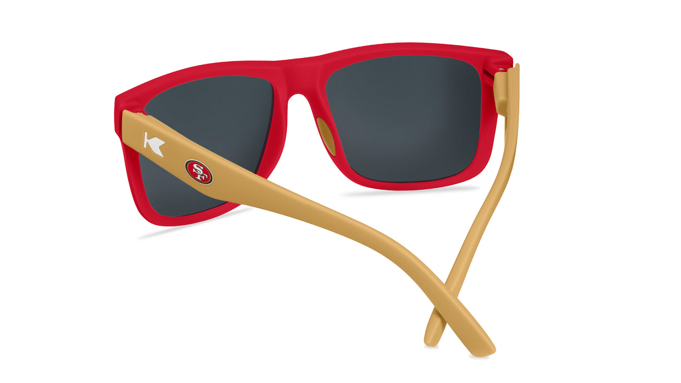 Knockaround and San Francisco 49ers Torrey Pines Sport Sunglasses, Back