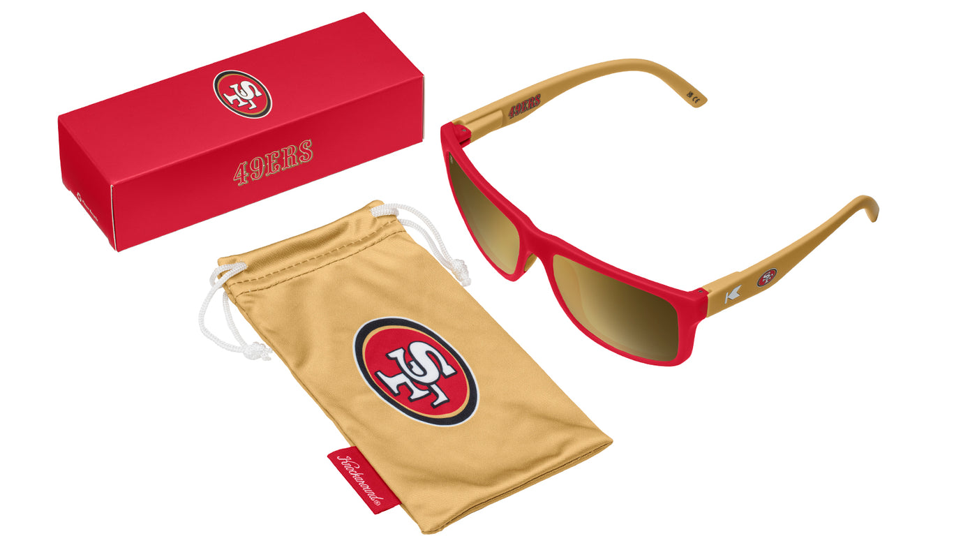 Knockaround and San Francisco 49ers Torrey Pines Sport Sunglasses, Set