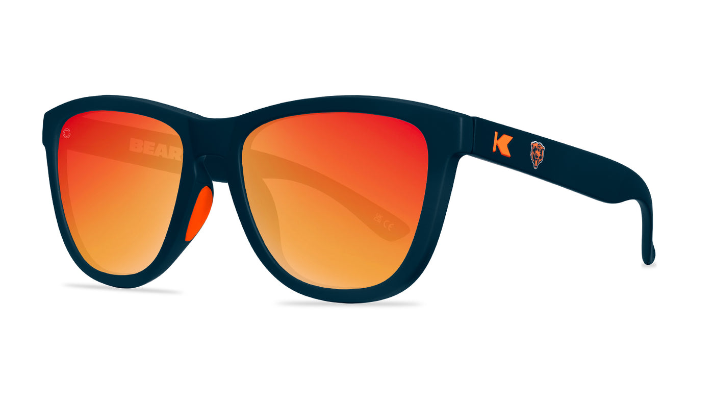 Knockaround and Chicago Bears Premiums Sport Sunglasses, Threequarter