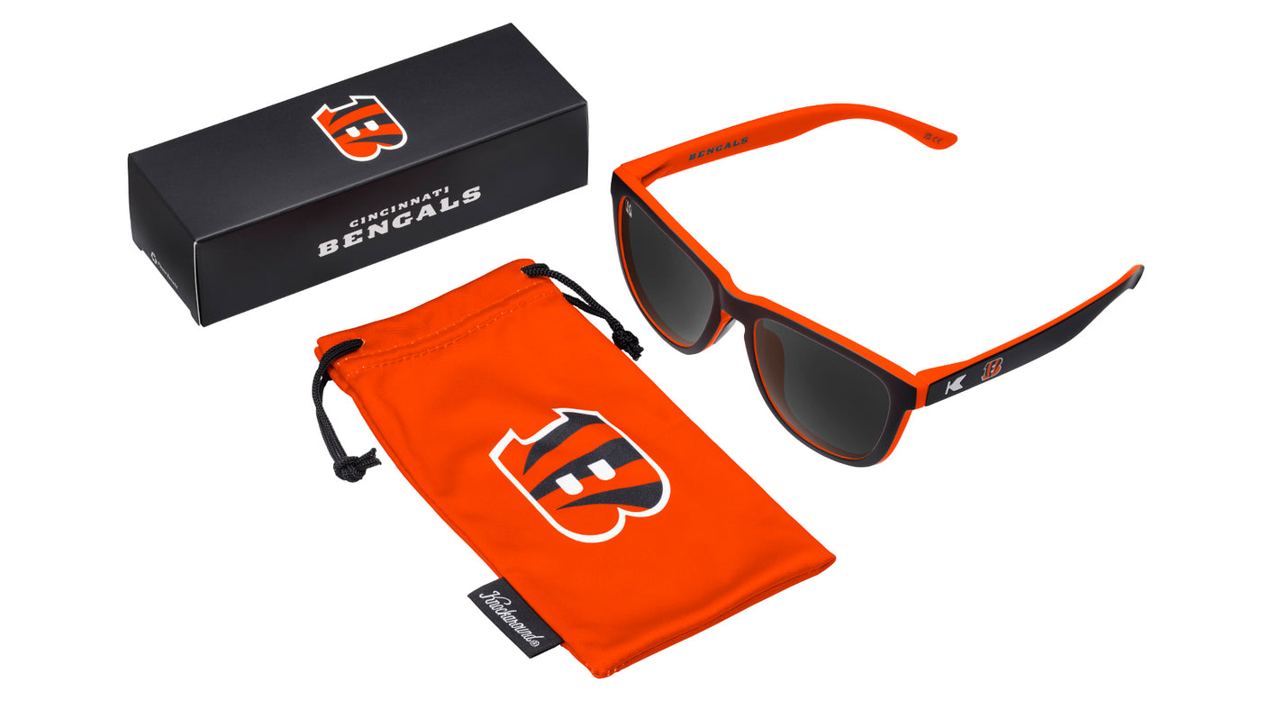 Knockaround and Cincinnati Bengals Premiums Sport Sunglasses ,  Set
