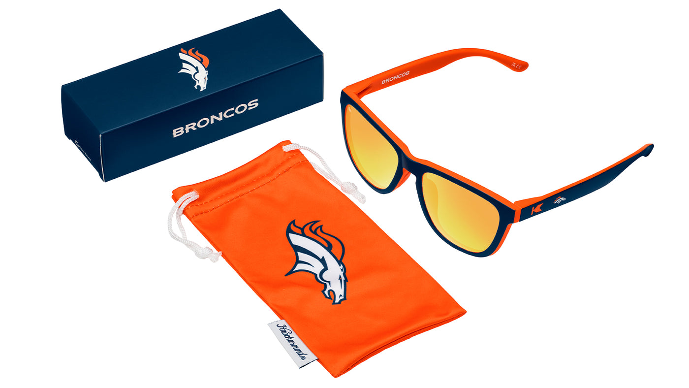 Knockaround and Denver Broncos Premiums Sport Sunglasses,  Set