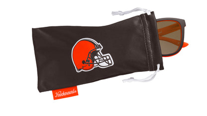Knockaround and  Cleveland Browns Premiums Sport Sunglasses,  Pouch