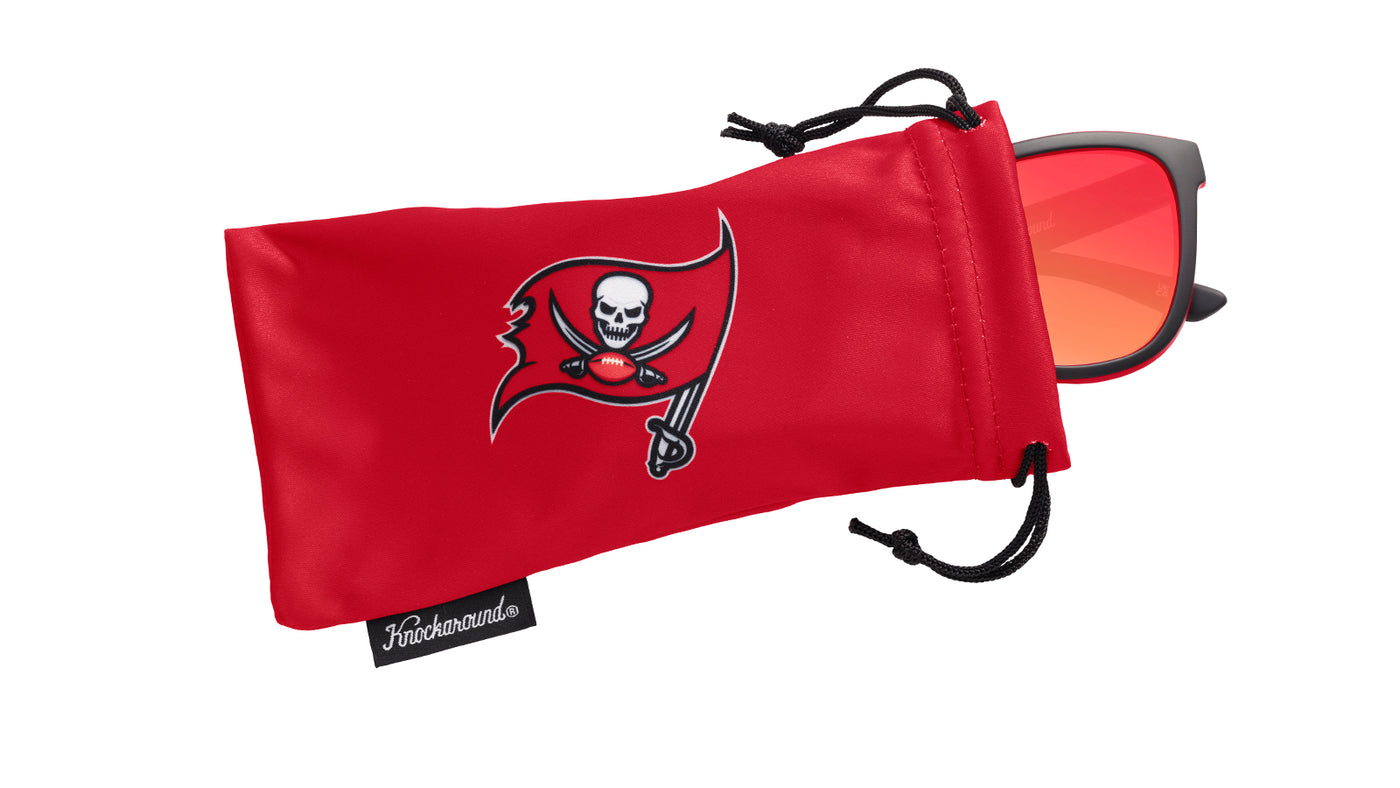 Knockaround and Tampa Bay Buccaneers Premiums Sport Sunglasses, Pouch