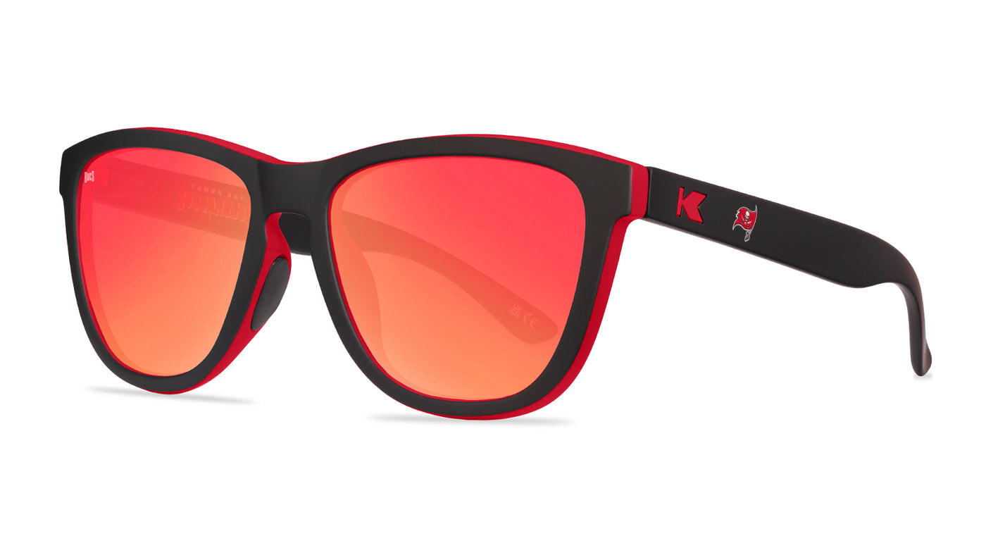 Knockaround and Tampa Bay Buccaneers Premiums Sport Sunglasses, Threequarter