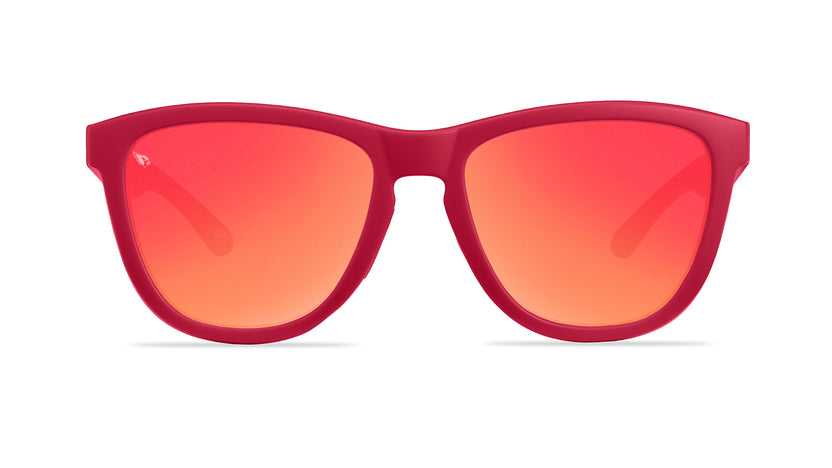 Knockaround and Arizona Cardinals Premiums Sport Sunglasses , Front