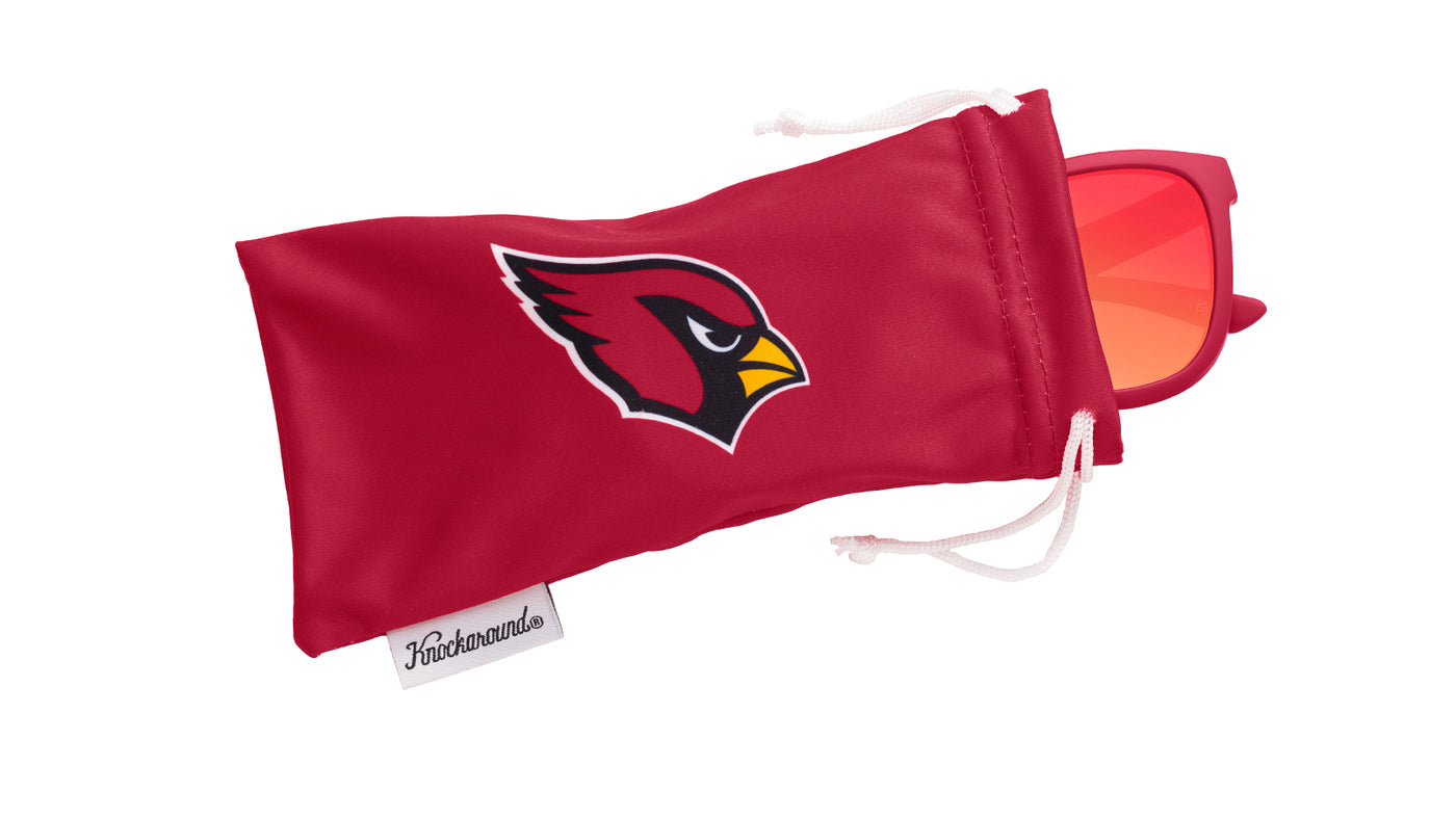 Knockaround and Arizona Cardinals Premiums Sport Sunglasses , Pouch