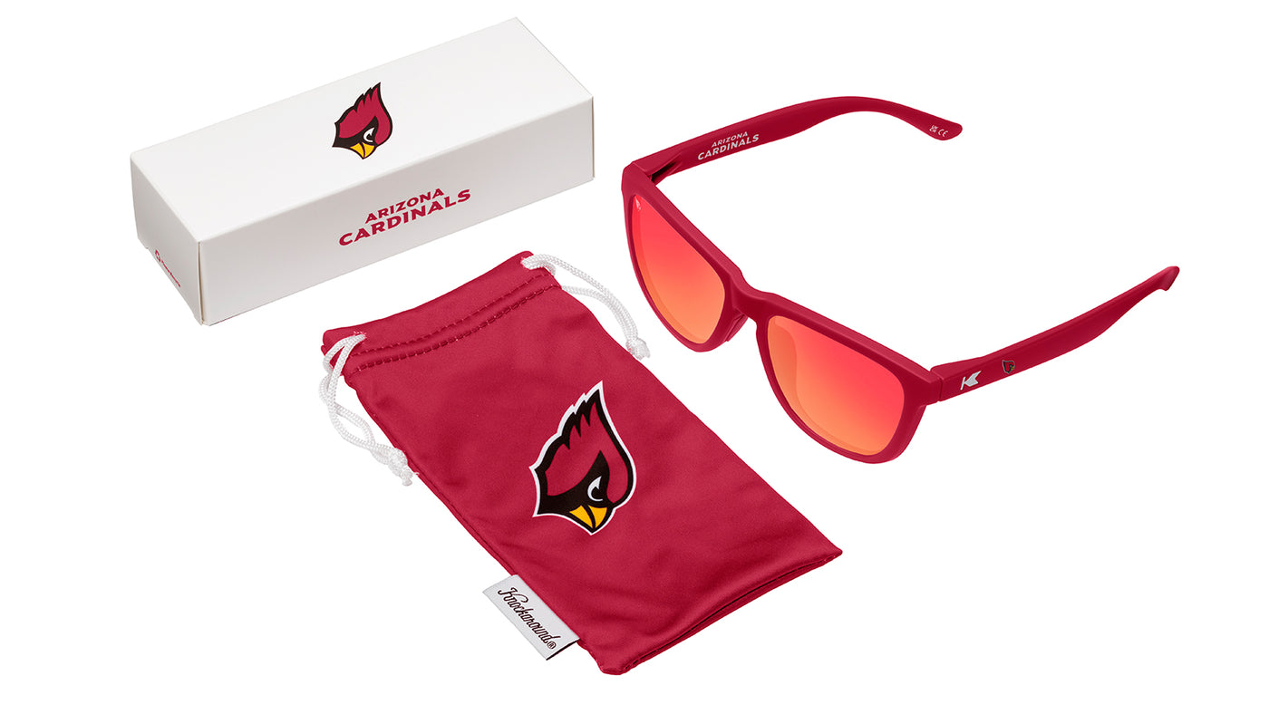 Knockaround and Arizona Cardinals Premiums Sport Sunglasses , Set