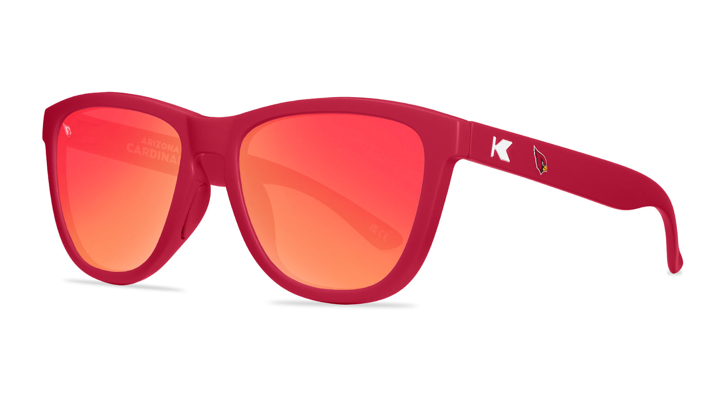 Knockaround and Arizona Cardinals Premiums Sport Sunglasses , Threequarter