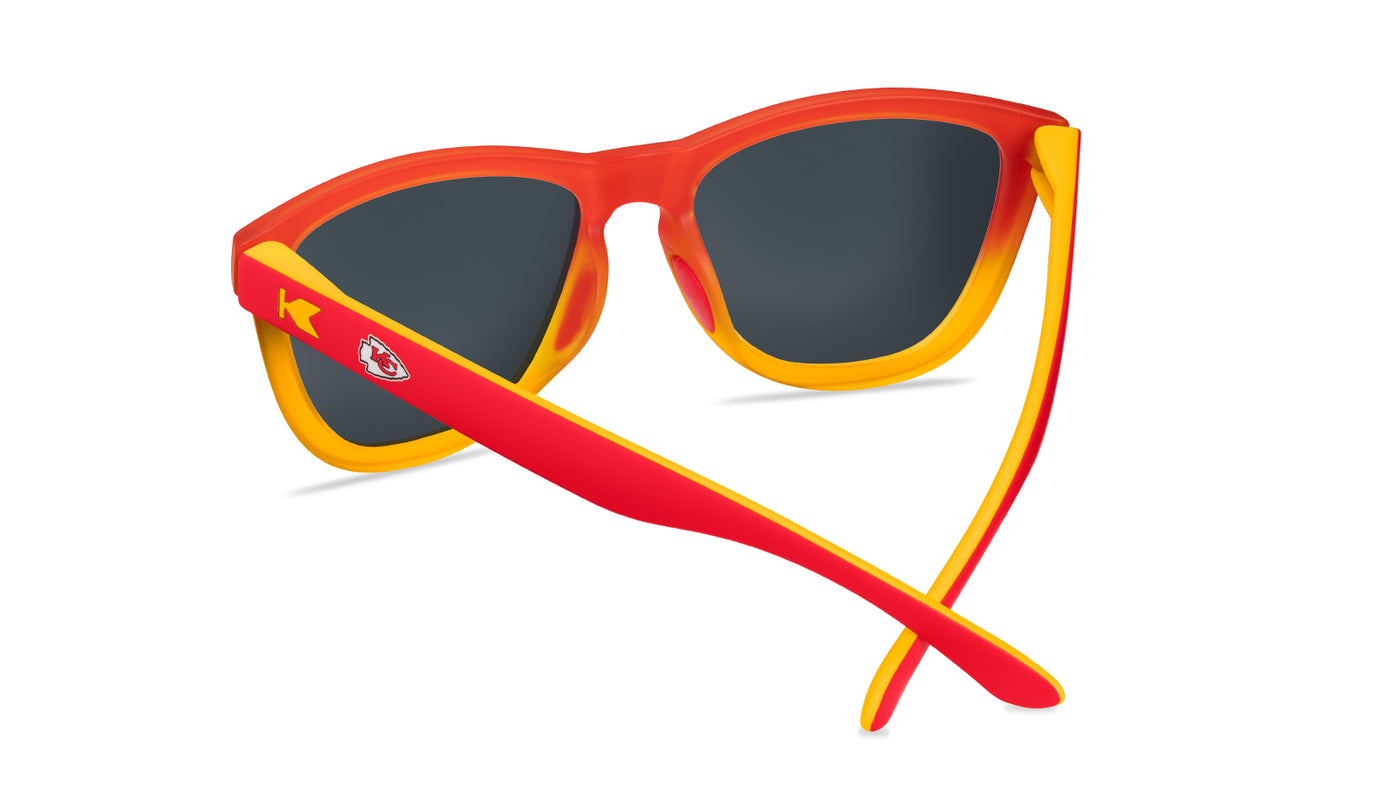 Knockaound and Kansas City Chiefs Premiums Sport Sunglasses,  Back