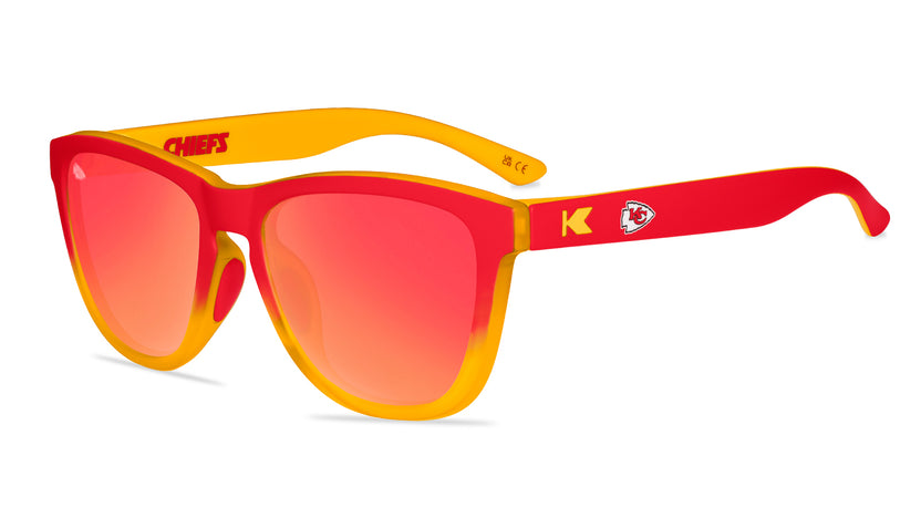 Knockaound and Kansas City Chiefs Premiums Sport Sunglasses,  Flyover