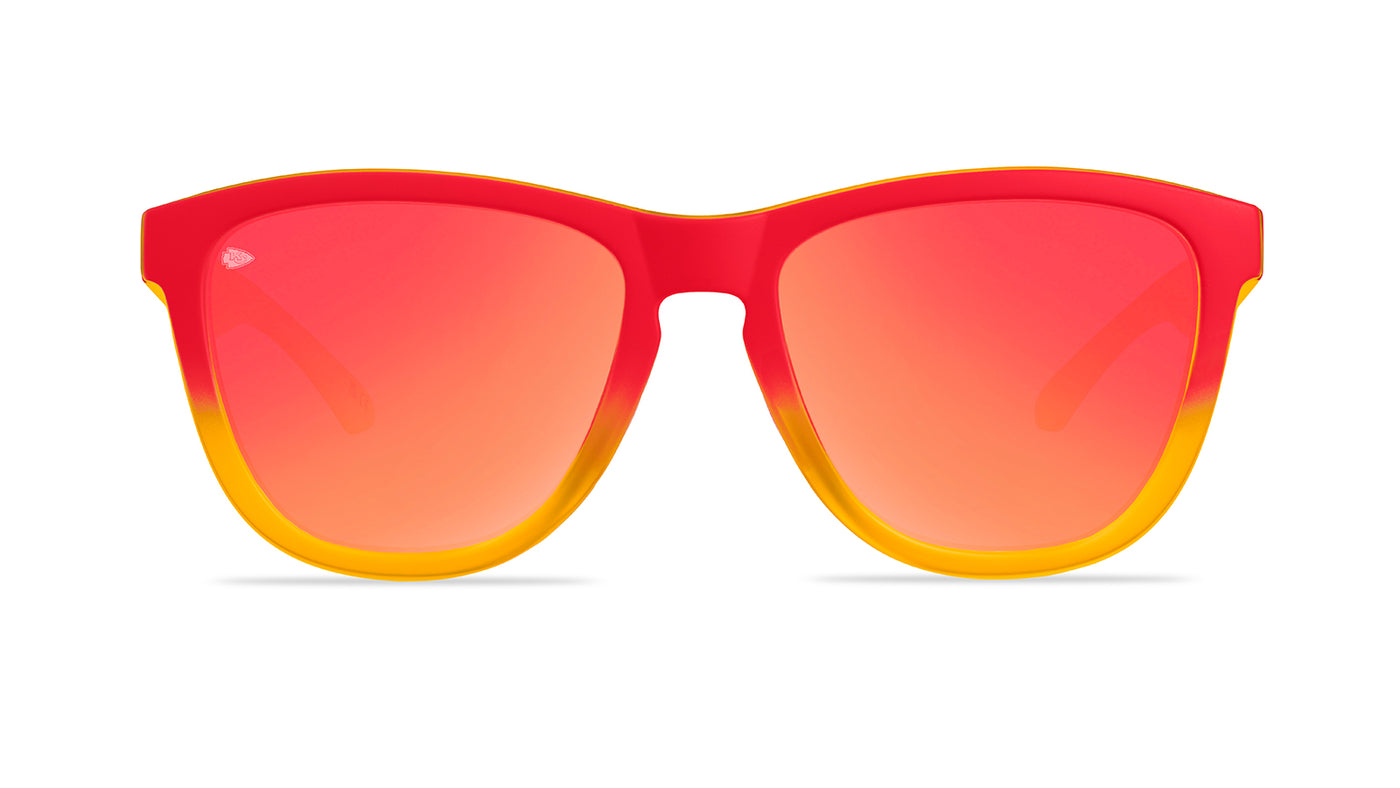 Knockaound and Kansas City Chiefs Premiums Sport Sunglasses,  Front