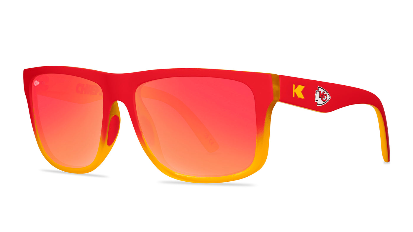 Knockaround and Kansas City Chiefs Torrey Pines Sport Sunglasses,  Threequarter