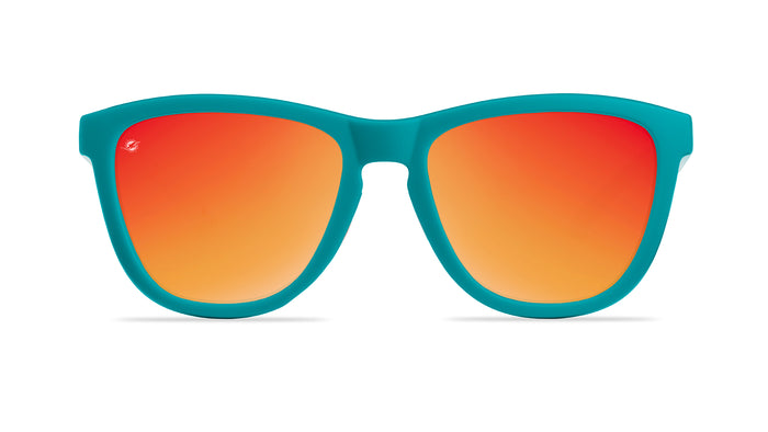 Knockaround and Miami Dolphins Premiums Sport Sunglasses,  Front