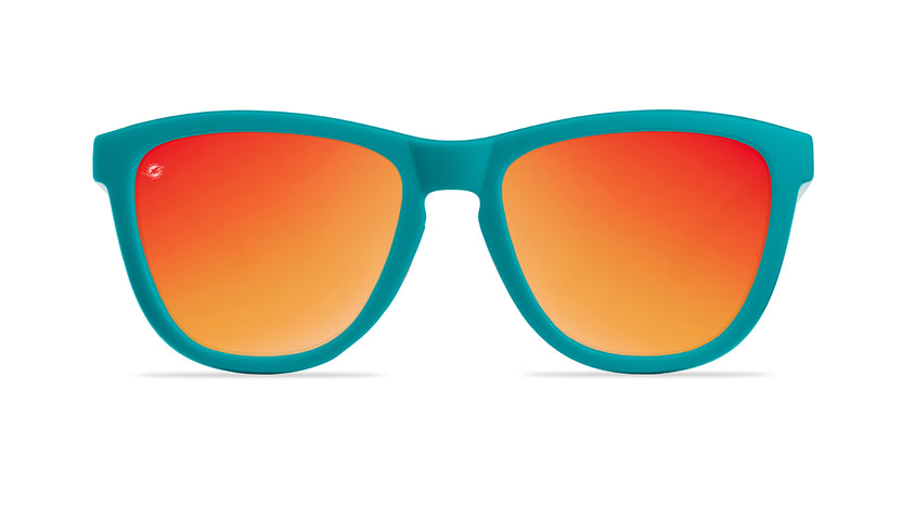Knockaround and Miami Dolphins Premiums Sport Sunglasses,  Front