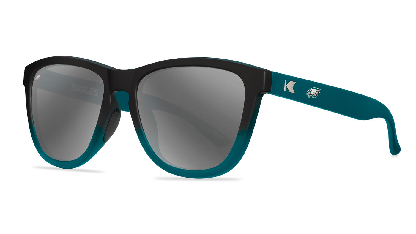 Knockaround and Philadelphia Eagles Premiums Sport Sunglasses, Threequarter