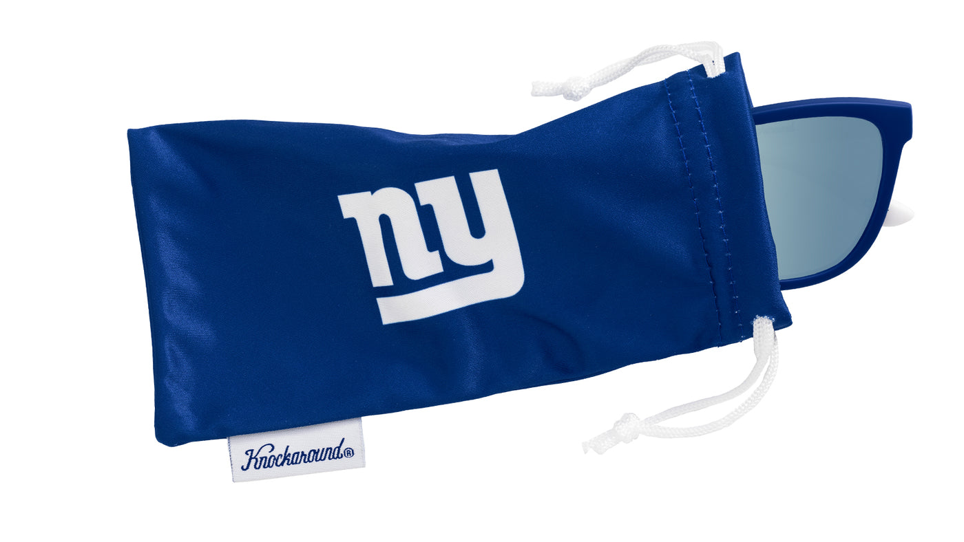Knockaround and New York Giants Premiums Sport Sunglasses,  Pouch