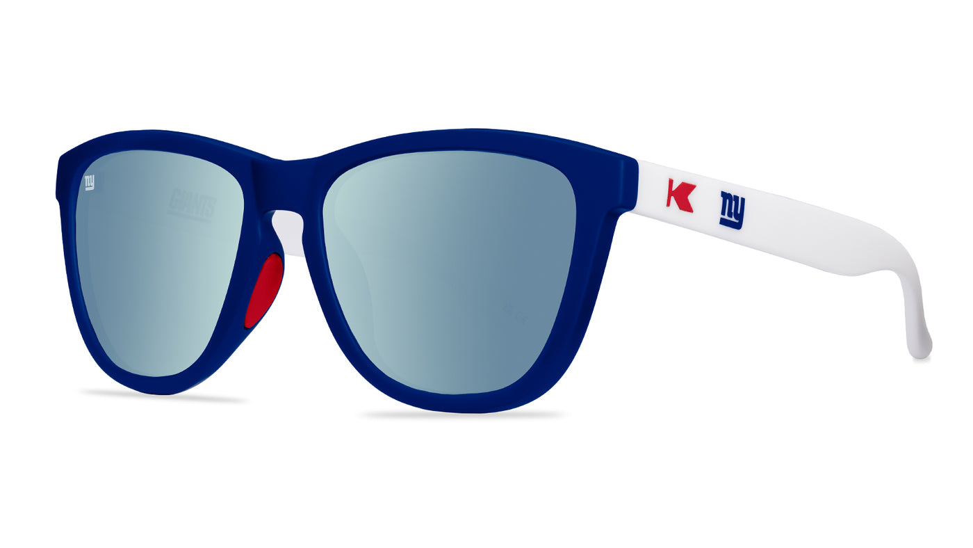 Knockaround and New York Giants Premiums Sport Sunglasses,  Threequarter