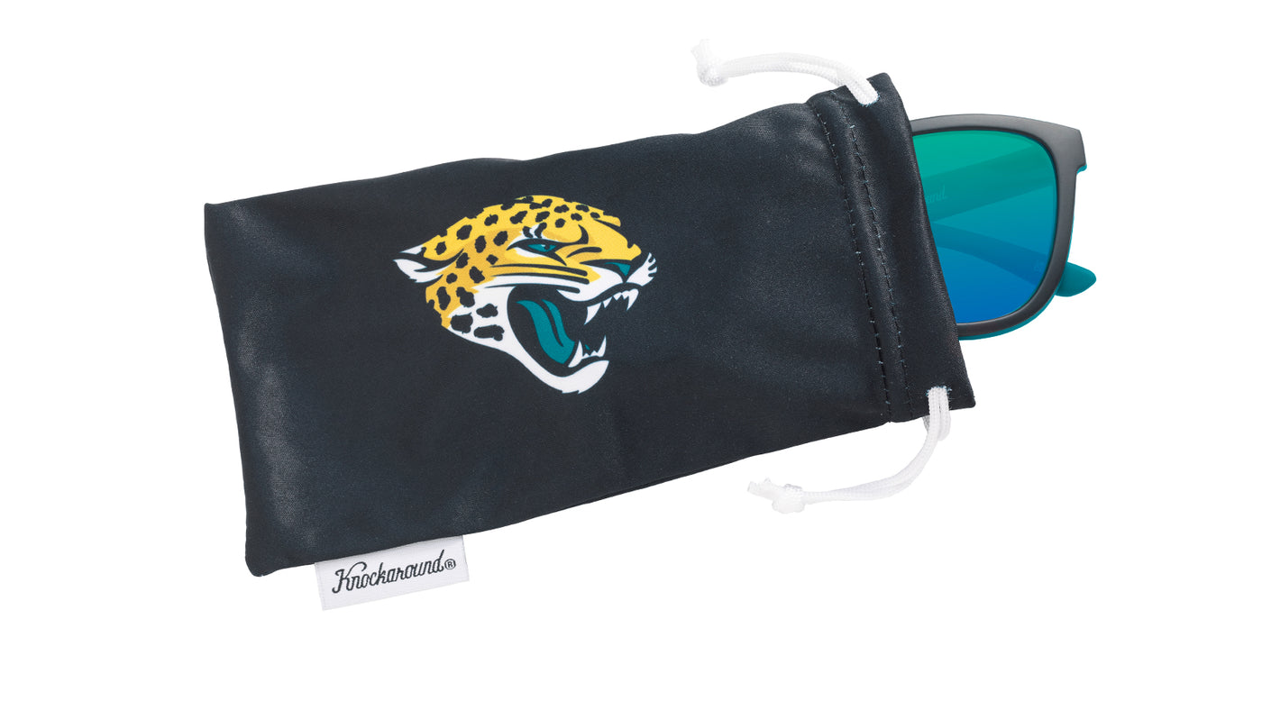 Knockaround and Jacksonville Jaguars Premiums Sport Sunglasses,  Pouch