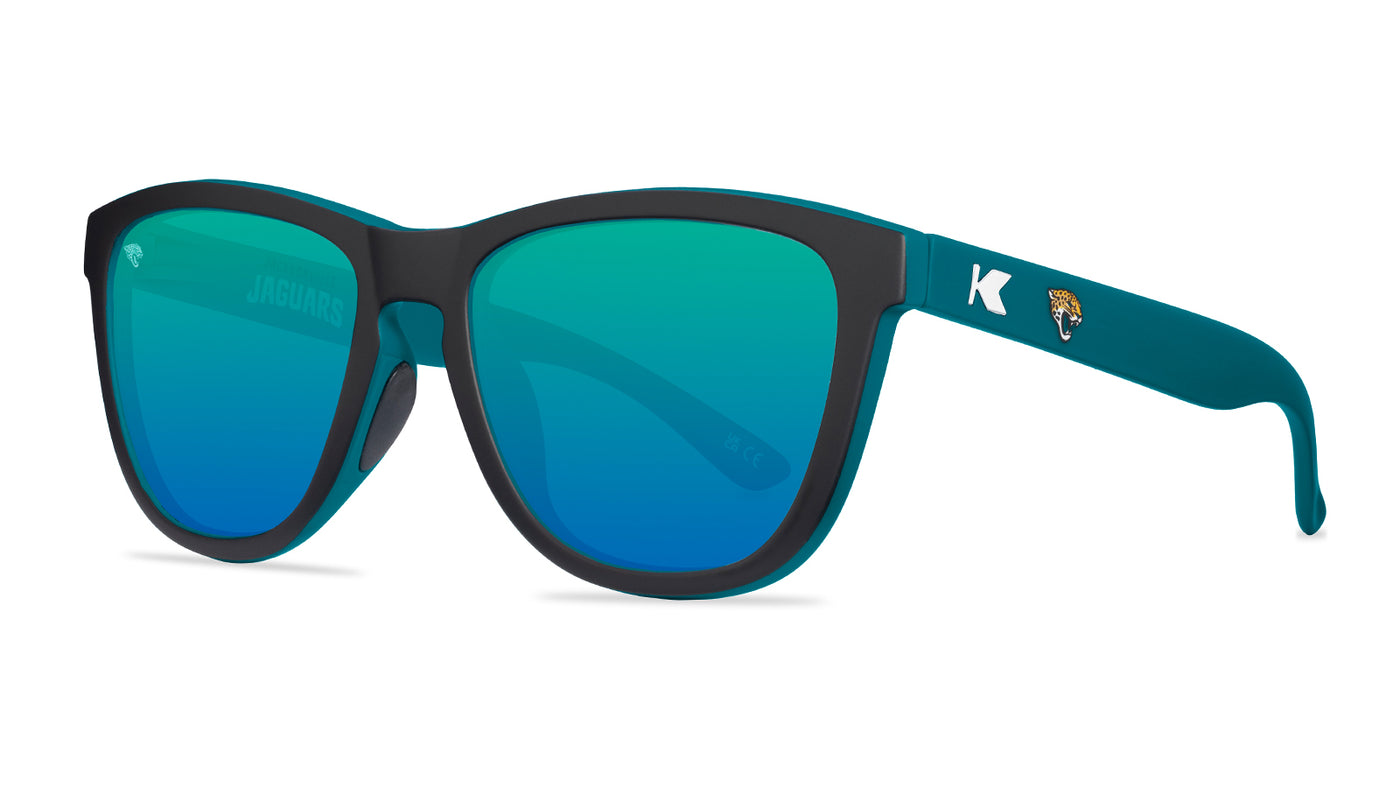 Knockaround and Jacksonville Jaguars Premiums Sport Sunglasses,  Threequarter