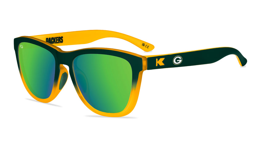Knockaround and Green Bay Packers Premiums Sport Sunglasses,  Flyover